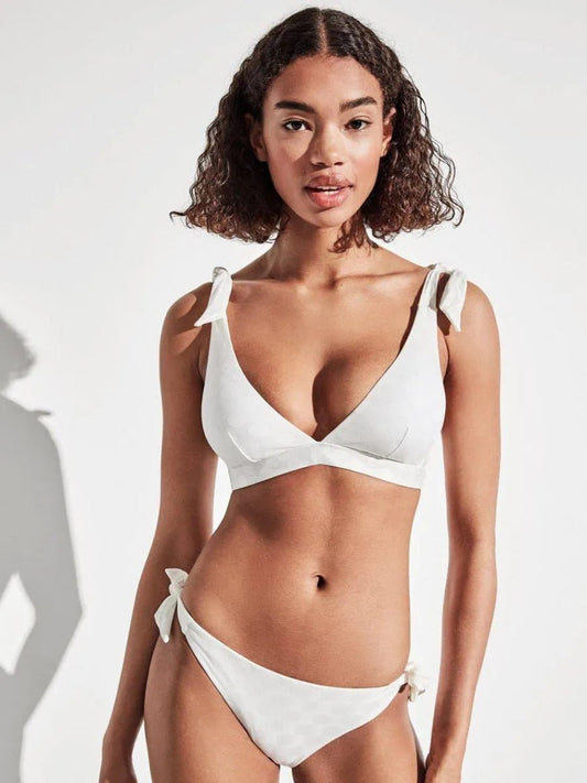 Costume da bagno donna top bikini a triangolo coppa B e slip mini Gisela 2/30003S