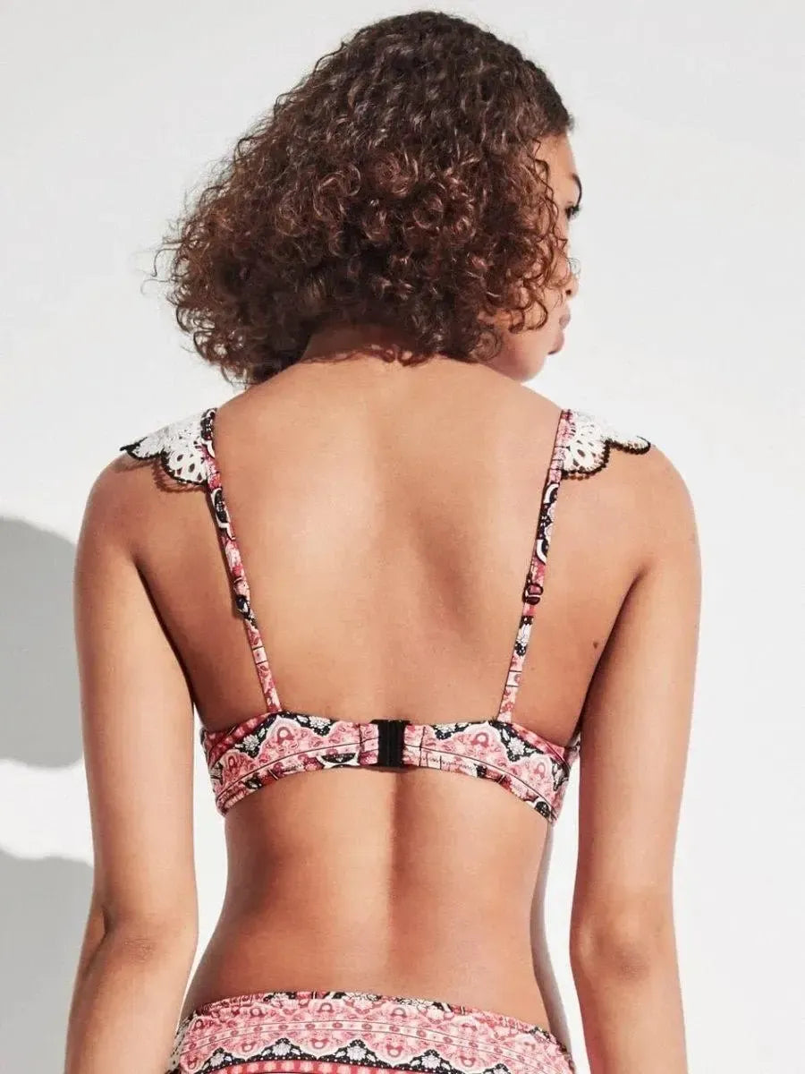Costume da bagno donna top bikini a triangolo coppa B e slip mini Gisela 2/30039S