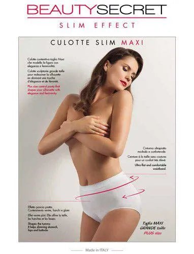 Culotte modellante Slim Maxi in soft touch microfibra Beauty Secret Slim Effect