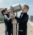 Felpa con zip bambini Siggi Happy School cotone fresco 43MG0622