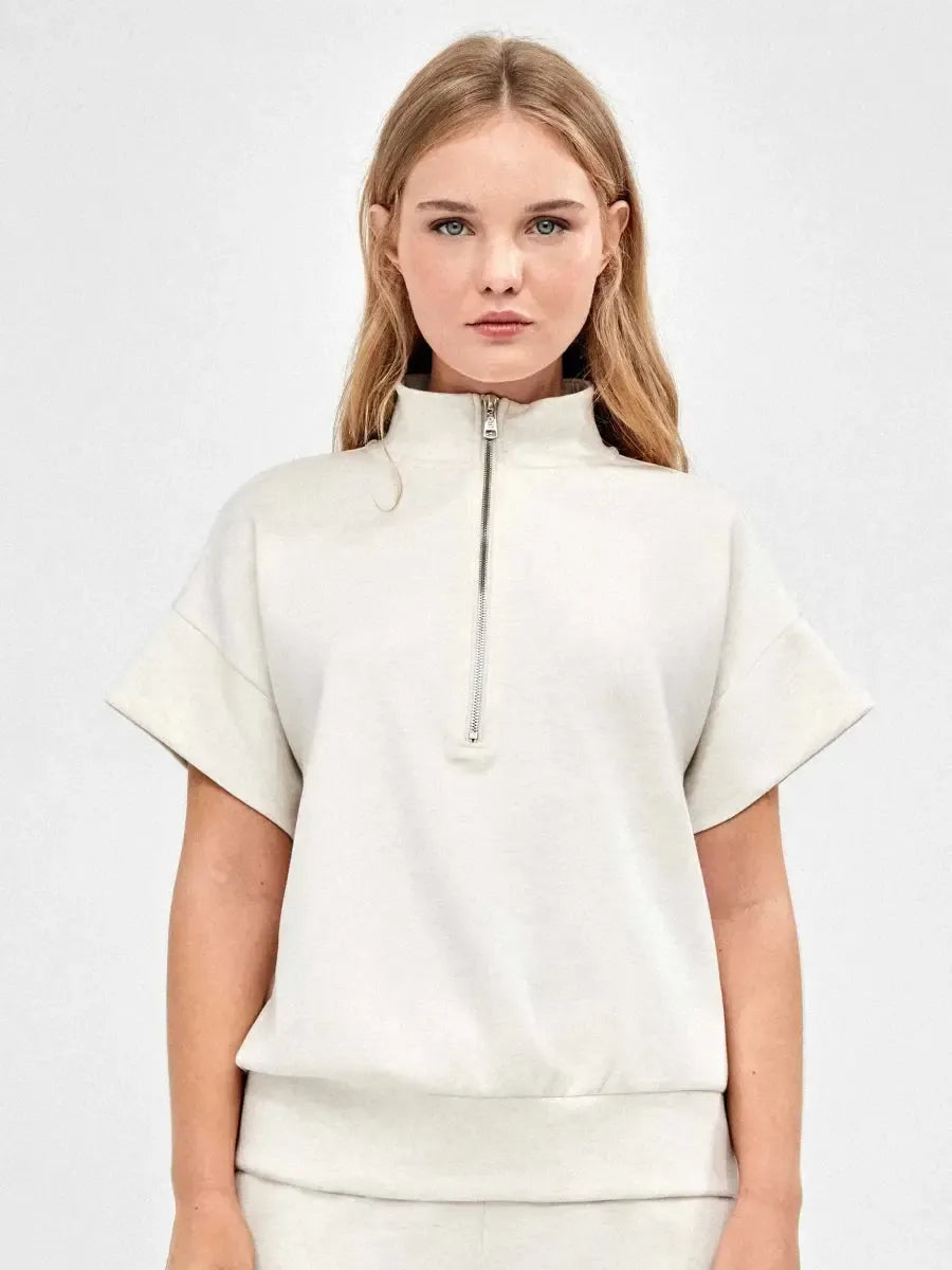 Felpa sportiva in viscosa Gisela 70017