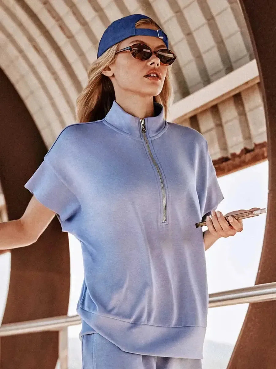 Felpa sportiva in viscosa Gisela 70017