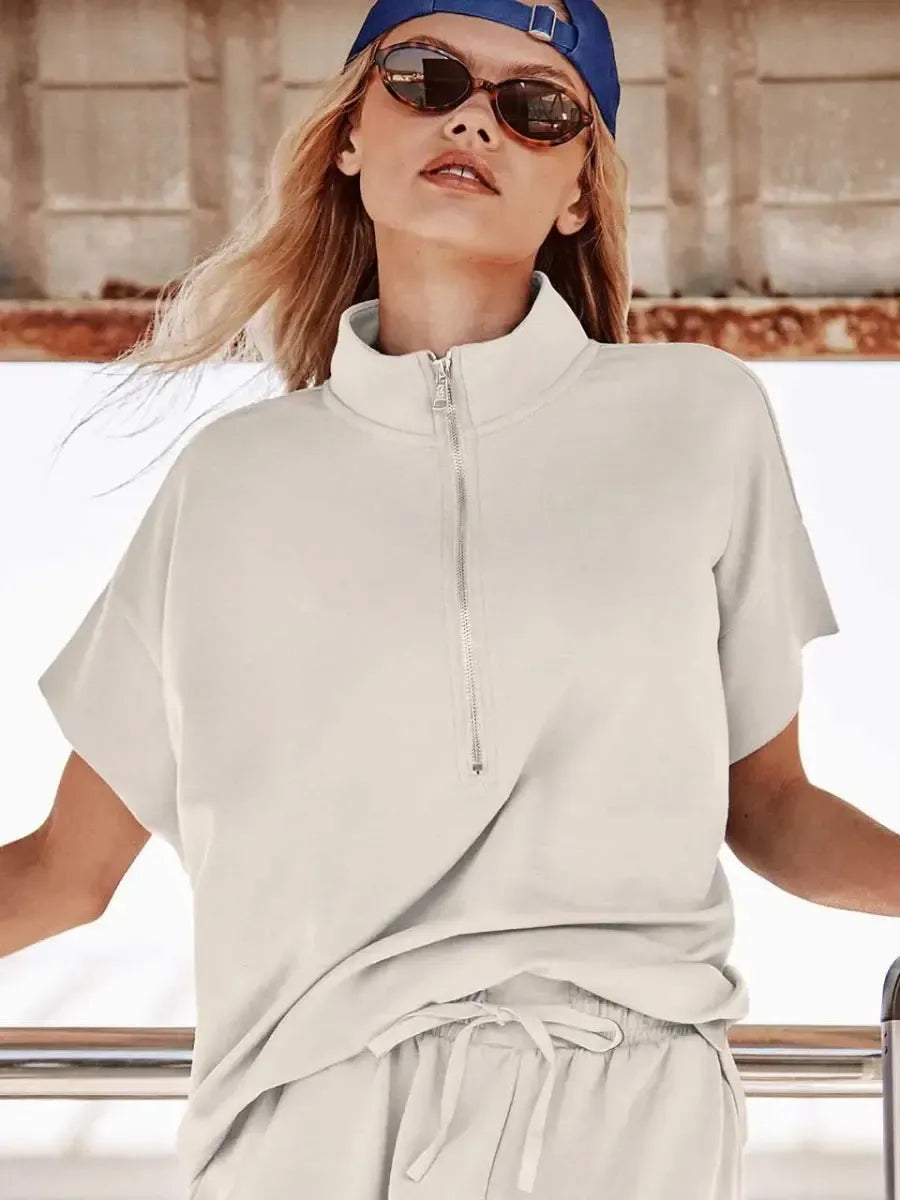 Felpa sportiva in viscosa Gisela 70017