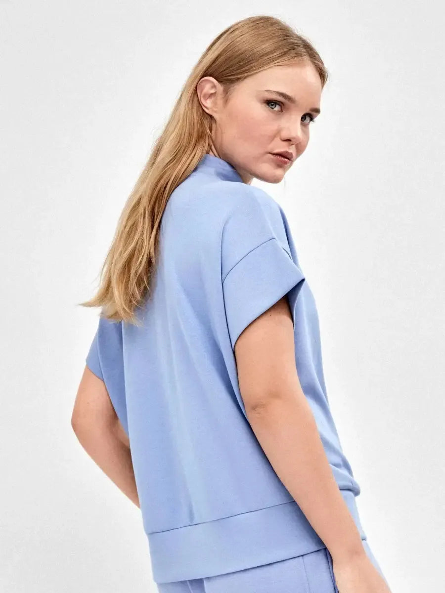 Felpa sportiva in viscosa Gisela 70017