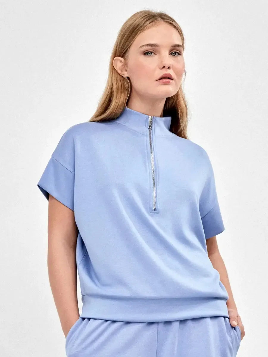 Felpa sportiva in viscosa Gisela 70017