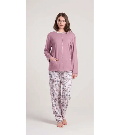 Gary Pigiama donna aperto invernale interlock V50022CONF calibrato