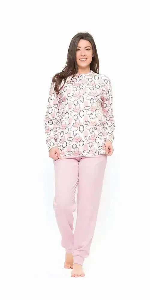 Gary Pigiama donna calibrato invernale collo serafino interlock S50026CONF