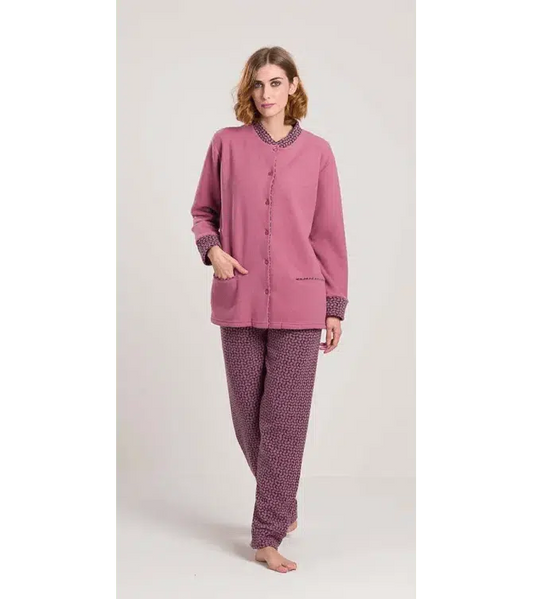 Gary Pigiama donna invernale aperto Punto Milano flanellato V50166CONF