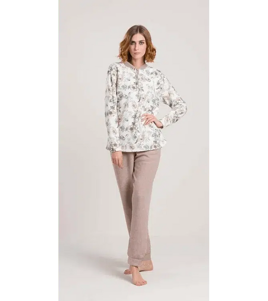 Gary Pigiama donna invernale serafino Punto Milano flanellato V50131