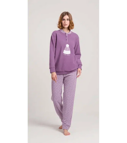 Gary Pigiama donna invernale serafino Punto Milano flanellato V50165