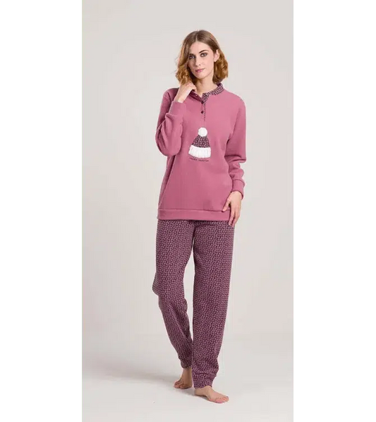 Gary Pigiama donna invernale serafino Punto Milano flanellato V50165