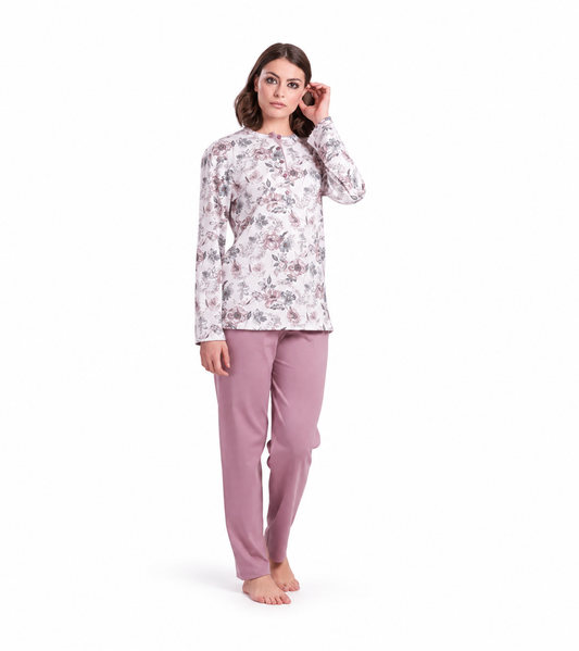 Gary Pigiama donna serafino invernale interlock V50020