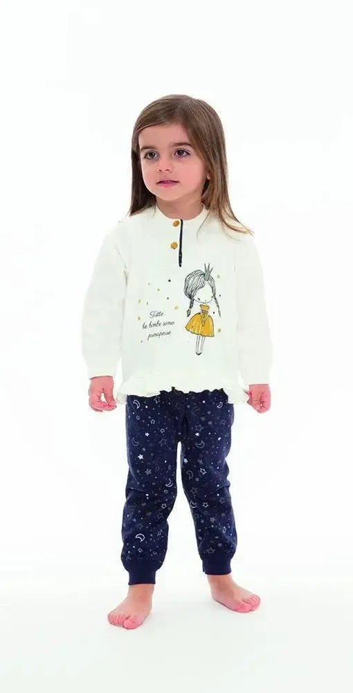 Gary Pigiama invernale Neonata serafino bambina felpa N10023