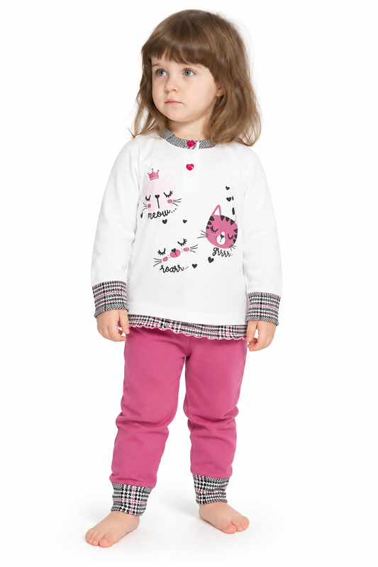 Gary Pigiama invernale Neonata serafino bambina felpa Q10024
