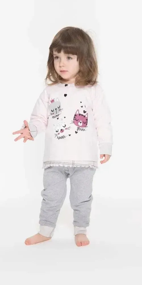 Gary Pigiama invernale Neonata serafino bambina felpa Q10024
