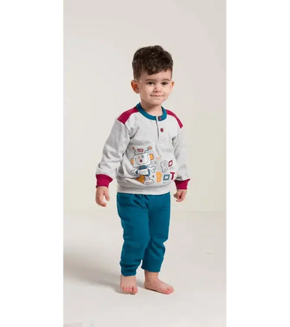 Gary Pigiama invernale Neonato interlock serafino bambino V10011