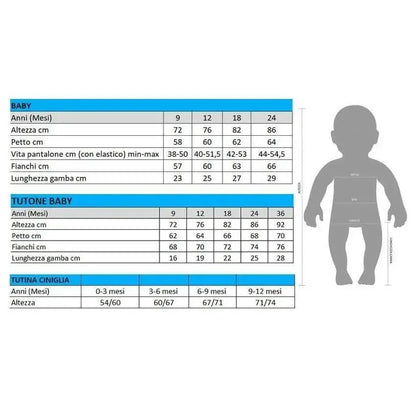 Gary Pigiama invernale neonato felpa N10031