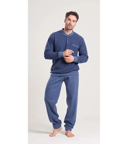 Gary Pigiama uomo serafino calibrato Punto Milano flanellato V60095CONF