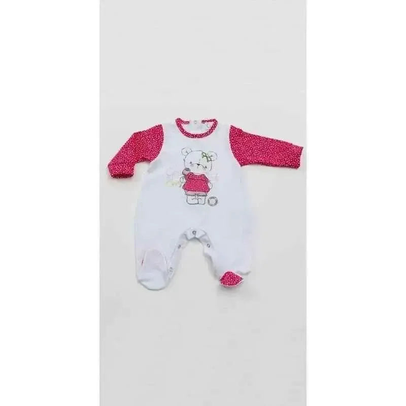 Gary Tutina Neonata 100% cotone tinta unita con stampa L7014