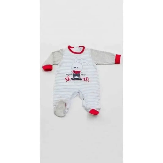 Gary Tutina Neonato 100% cotone tinta unita con stampa L7005