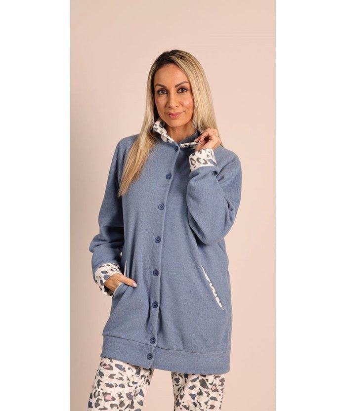 Giacca aperta donna invernale punto Milano Gary flanellata 5172