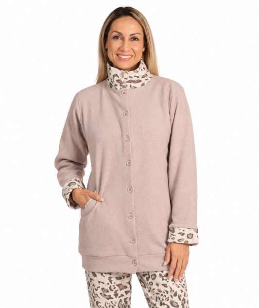 Giacca aperta donna invernale punto Milano Gary flanellata 5172