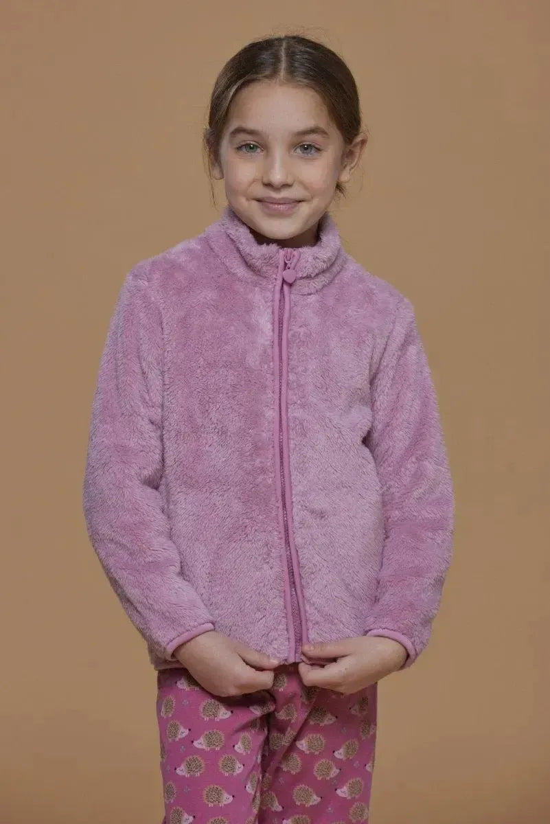 Giacca bambina agnellino coral noidinotte FE2169