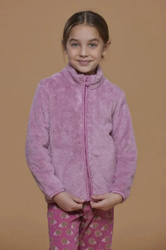 Giacca bambina agnellino coral noidinotte FE2169