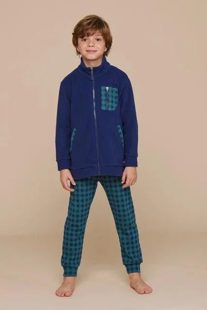 Giacca bambino micropile con zip Noidinotte FE2345