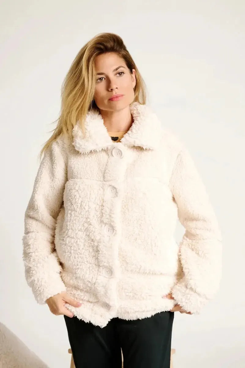 Giacca donna in pile polar sherpa Muydemi 02031020
