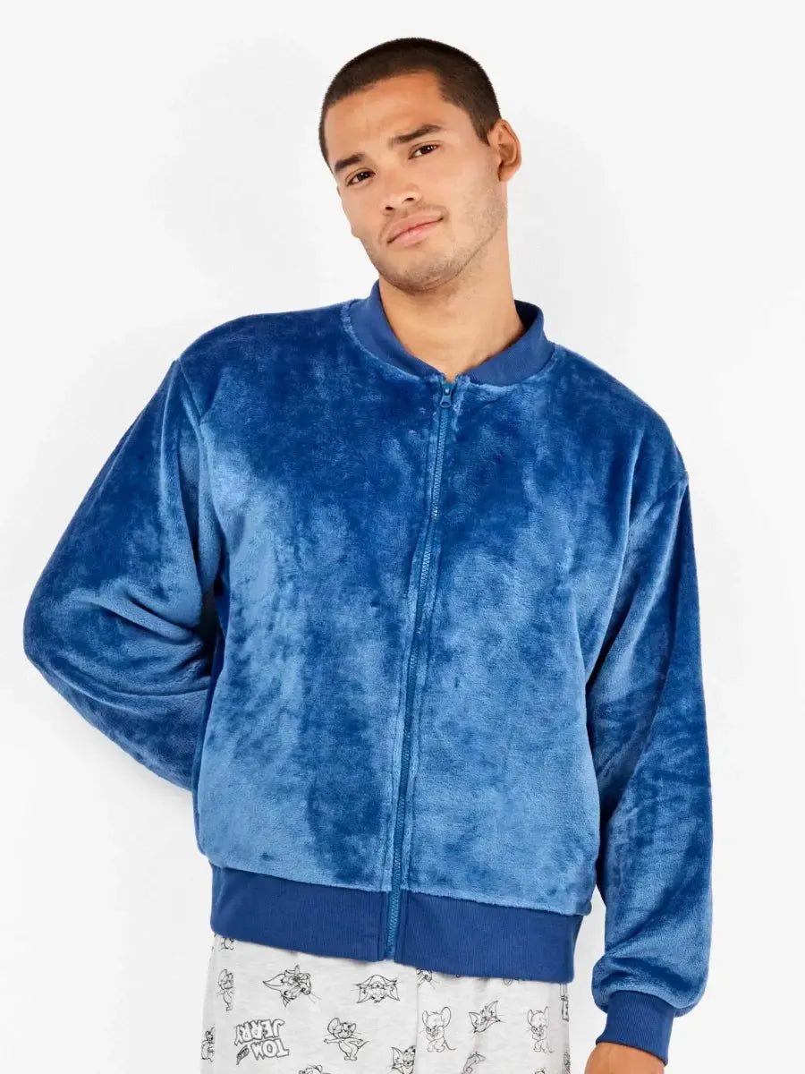 Giacca uomo Gisela bomber in tessuto peluche 20353
