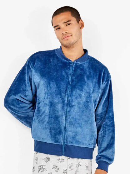 Giacca uomo Gisela bomber in tessuto peluche 20353