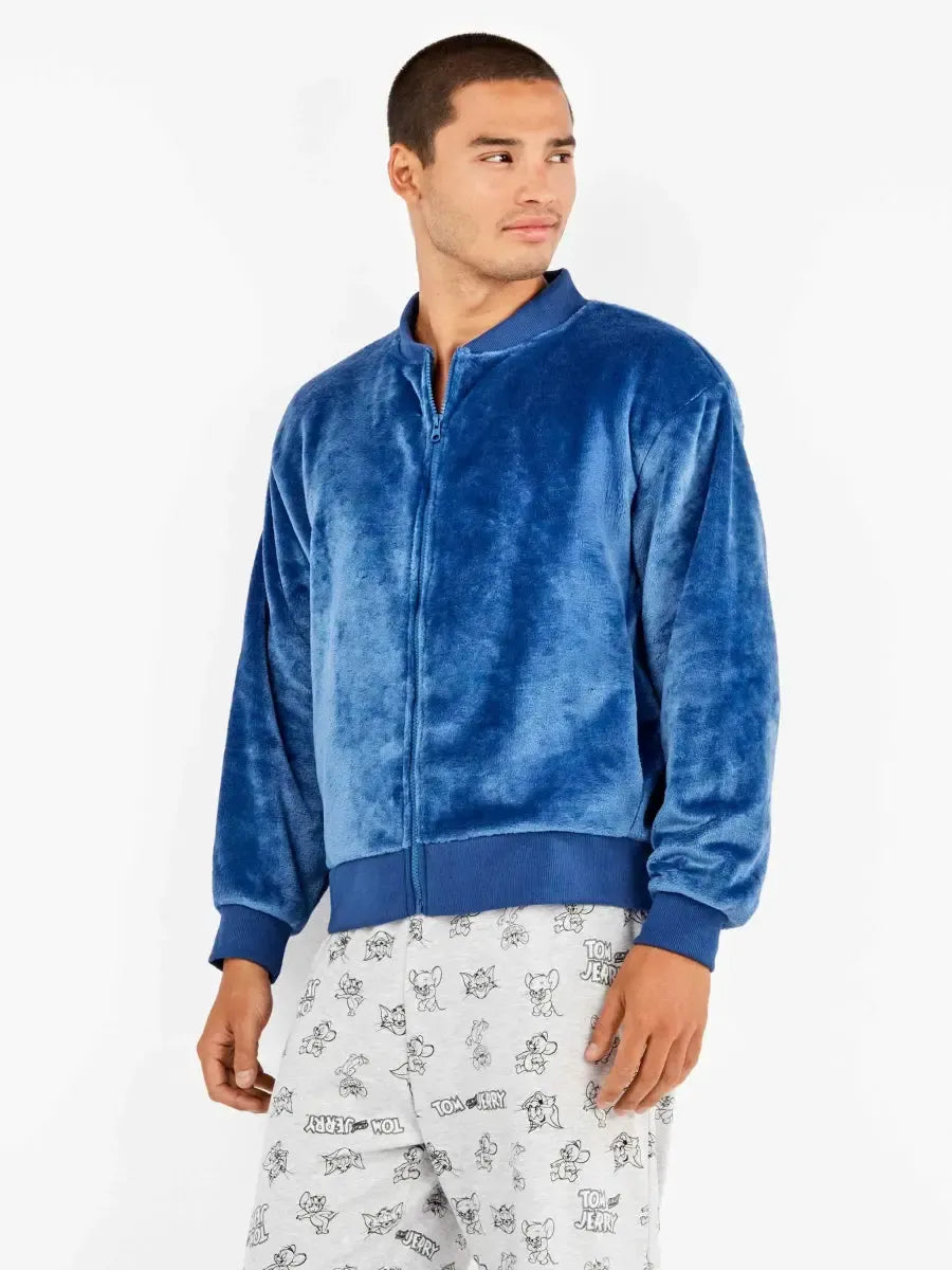 Giacca uomo Gisela bomber in tessuto peluche 20353