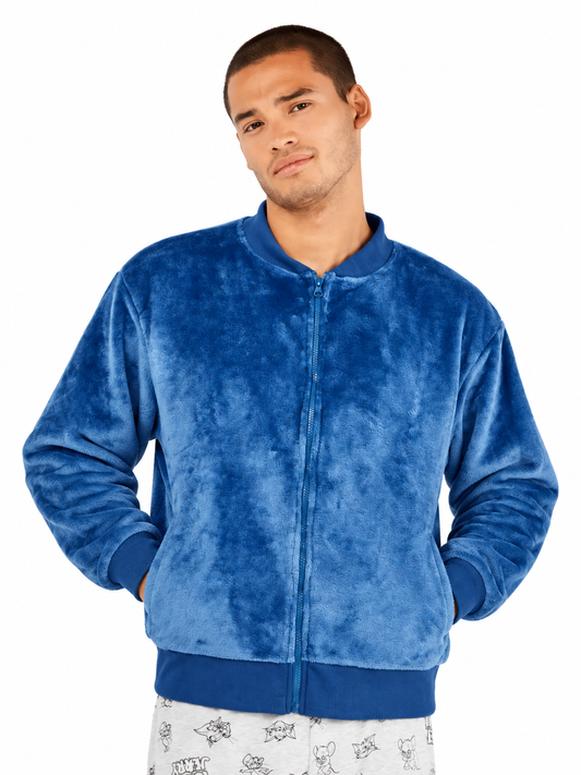 Giacca uomo Gisela bomber in tessuto peluche 20353