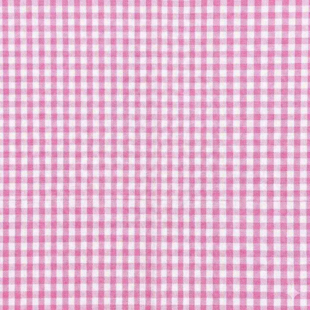 Grembiule asilo bambina con abbottonatura centrale Siggi ricamo Baked With Love quadretti rosa 4334