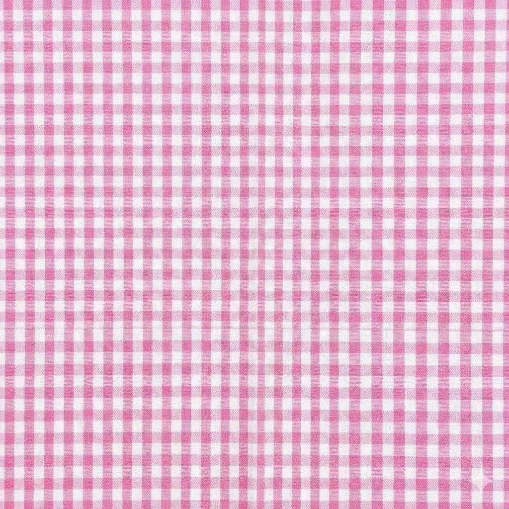 Grembiule asilo bambina con abbottonatura centrale Siggi ricamo Baked With Love quadretti rosa 4334