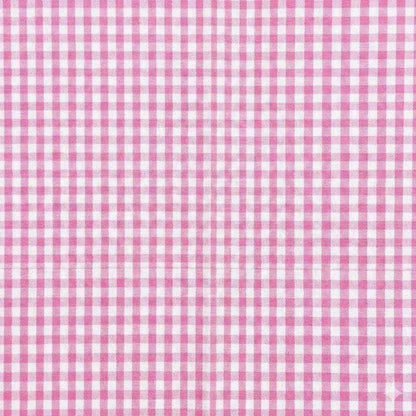 Grembiule asilo bambina con abbottonatura centrale Siggi ricamo Baked With Love quadretti rosa 4334