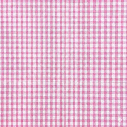 Grembiule asilo bambina con abbottonatura centrale Siggi ricamo Bloom quadretti rosa 4335