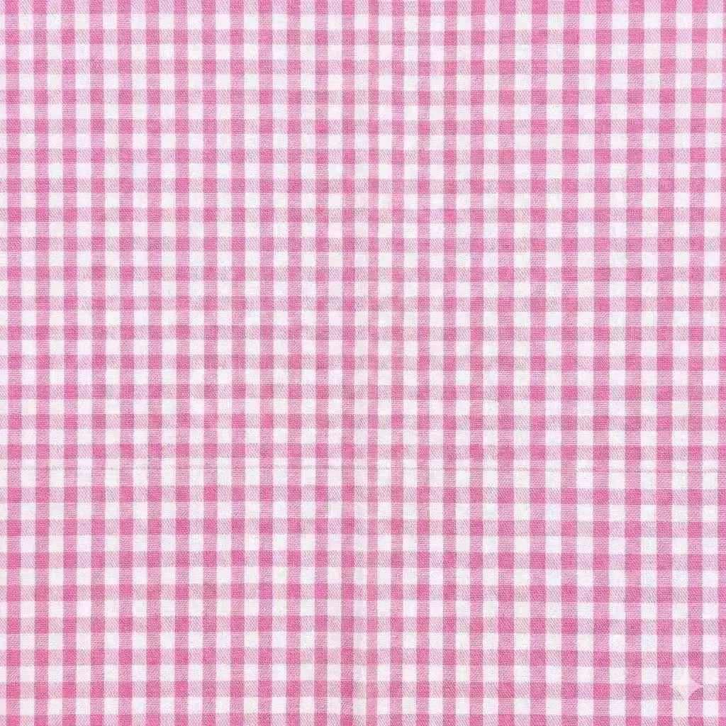 Grembiule asilo quadretti rosa bambina made in Italy con abbottonatura centrale Disney ricamo Minnie G102