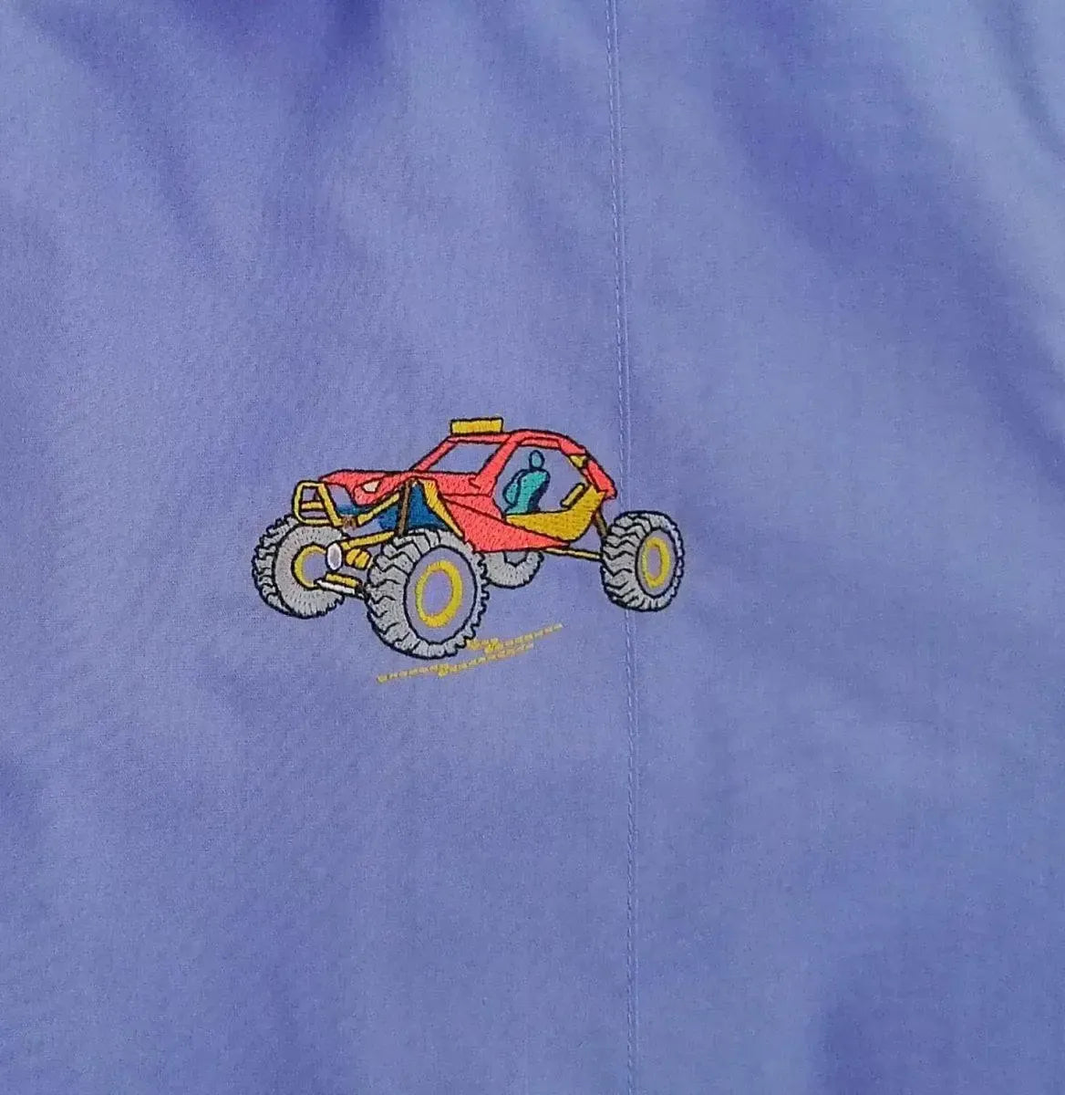 Grembiule celeste scuola elementare bambino Siggi Made in Italy ricamo Quad 3784
