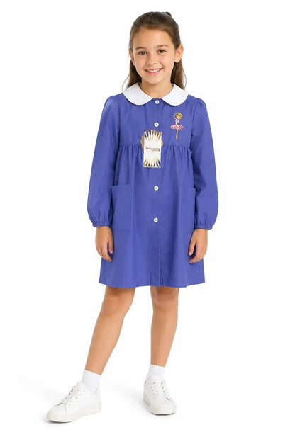 Grembiule scuola elementare bambina Ambrosino Made in Italy Ballerina L107