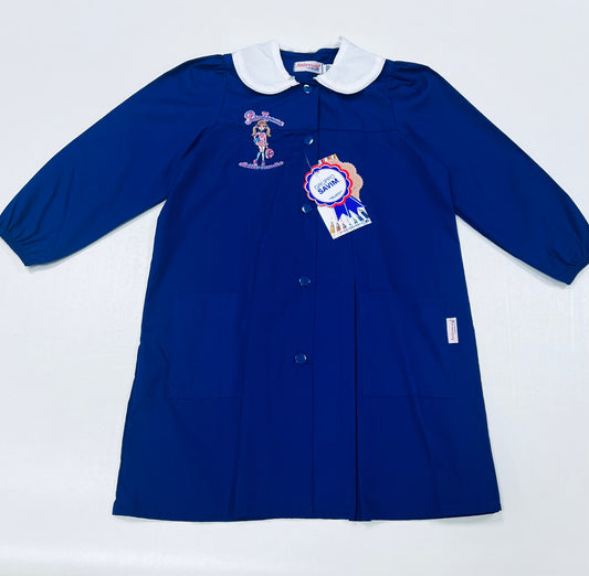 Grembiule scuola elementare bambina Ambrosino Made in Italy ricamo Principessa della scuola Q106