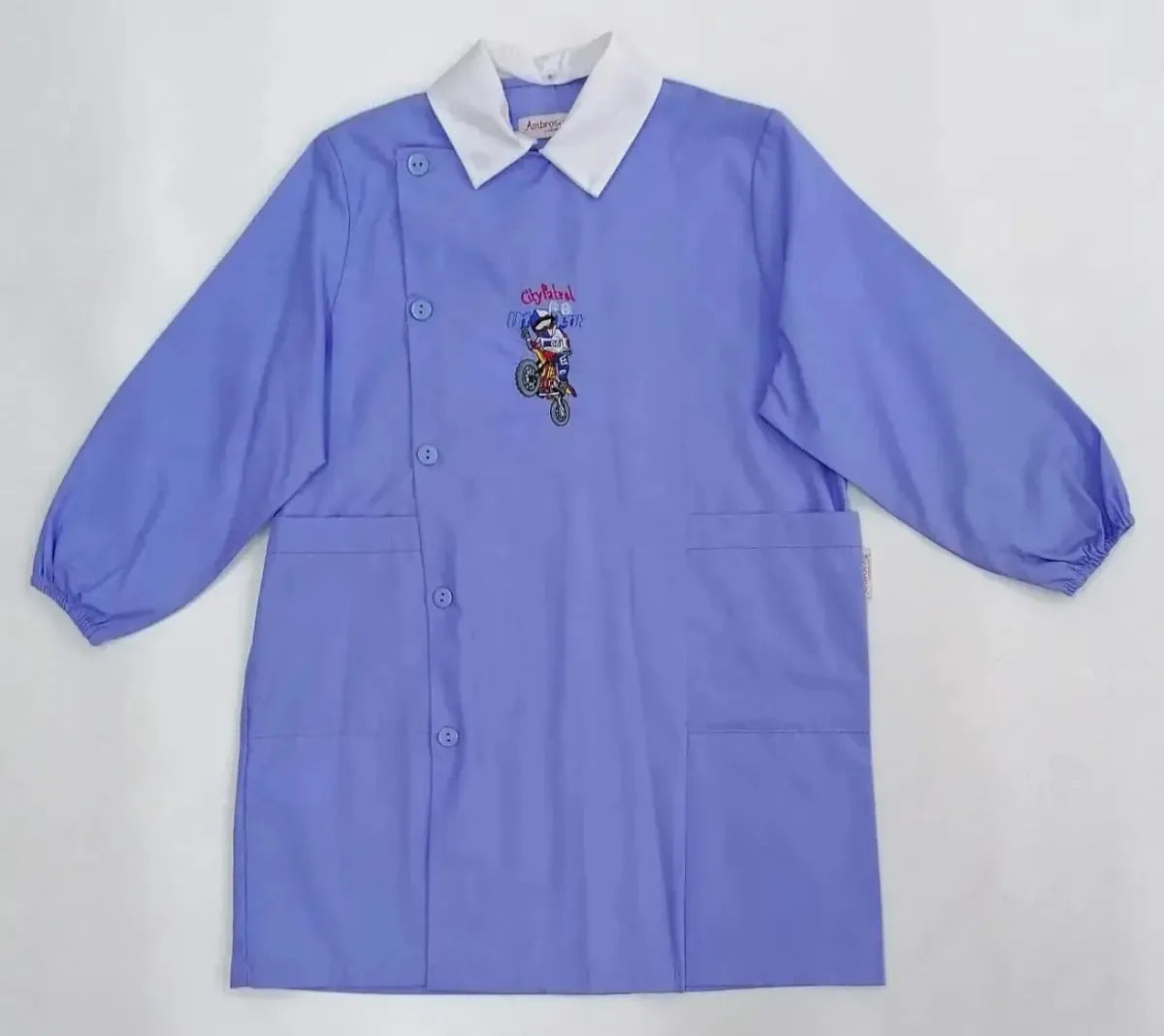Grembiule scuola elementare bambino Ambrosino Made in Italy City Patrol M207
