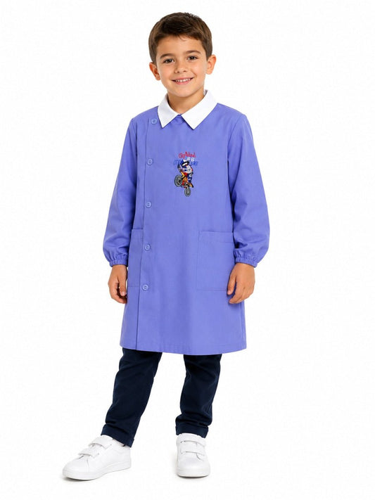 Grembiule scuola elementare bambino Ambrosino Made in Italy City Patrol M207