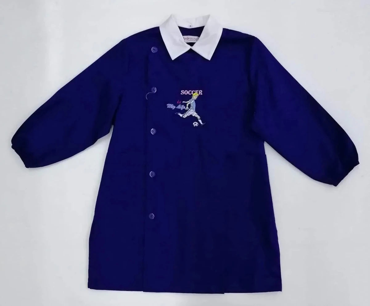 Grembiule scuola elementare bambino Ambrosino Made in Italy Soccer M209