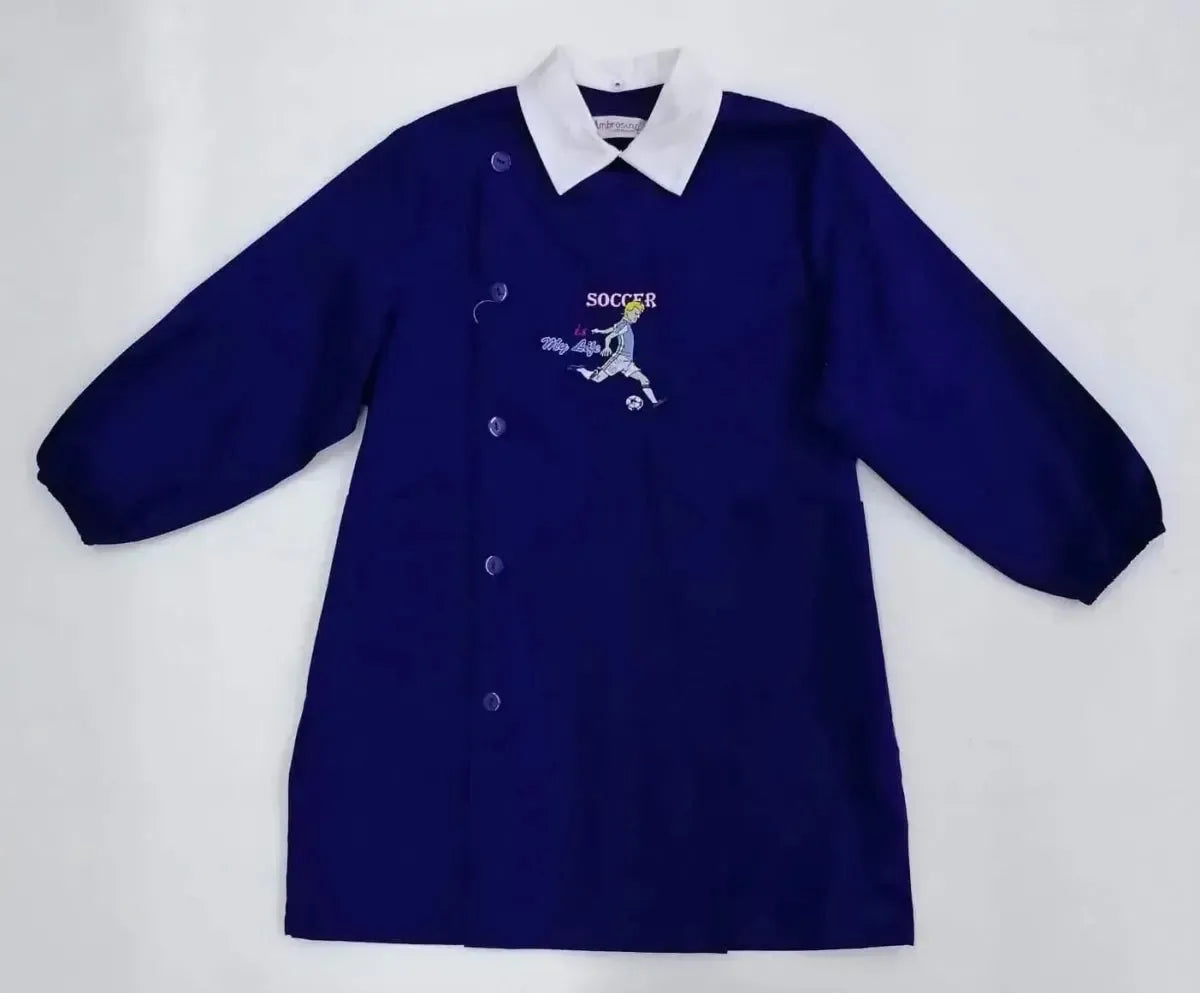 Grembiule scuola elementare bambino Ambrosino Made in Italy Soccer M209
