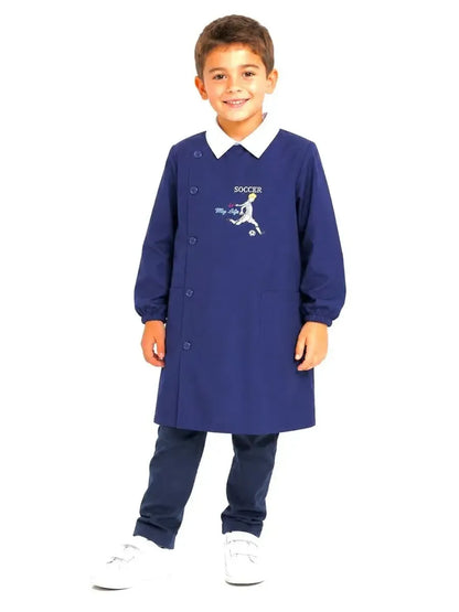Grembiule scuola elementare bambino Ambrosino Made in Italy Soccer M209