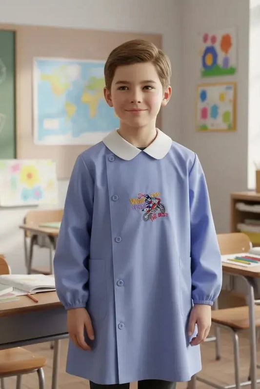 Grembiule scuola elementare bambino Ambrosino Made in Italy The world cup N207