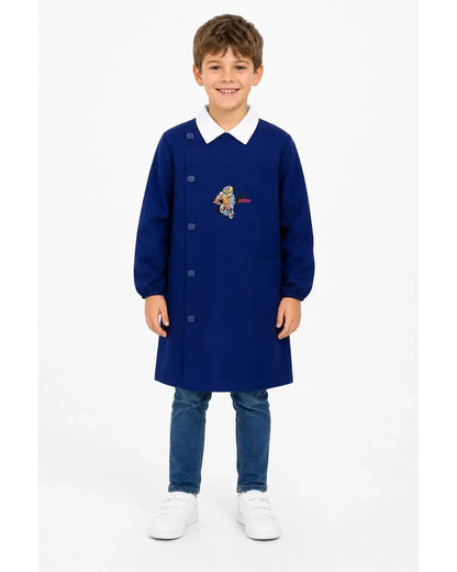 Grembiule scuola elementare bambino Ambrosino Made in Italy ricamo Moto GP N202