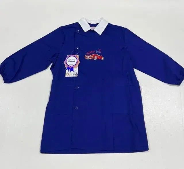 Grembiule scuola elementare bambino Ambrosino Made in Italy ricamo Super Sport O208